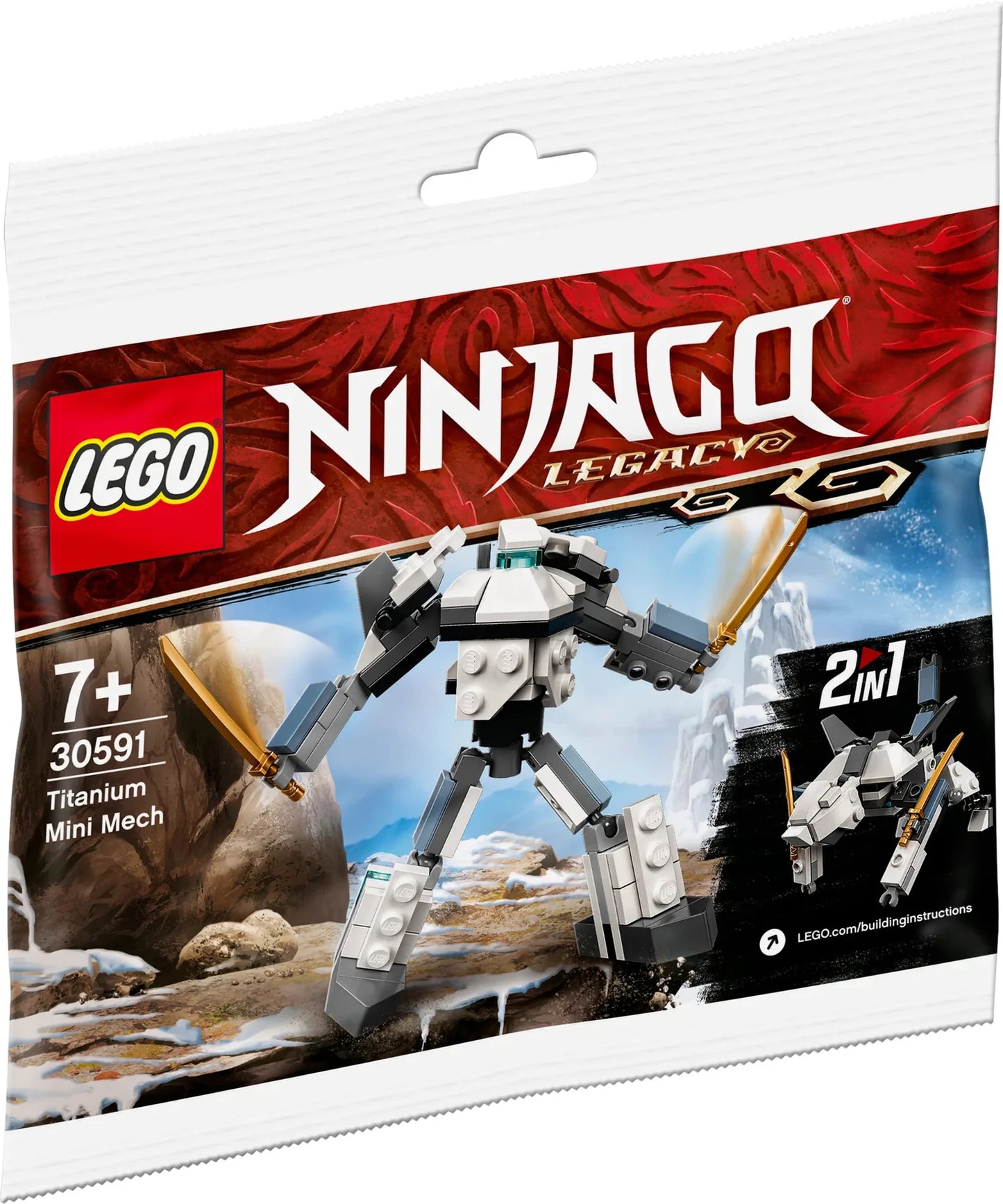 Lego Ninjago® Legacy Titanium Mini Mech 30591 Polybag