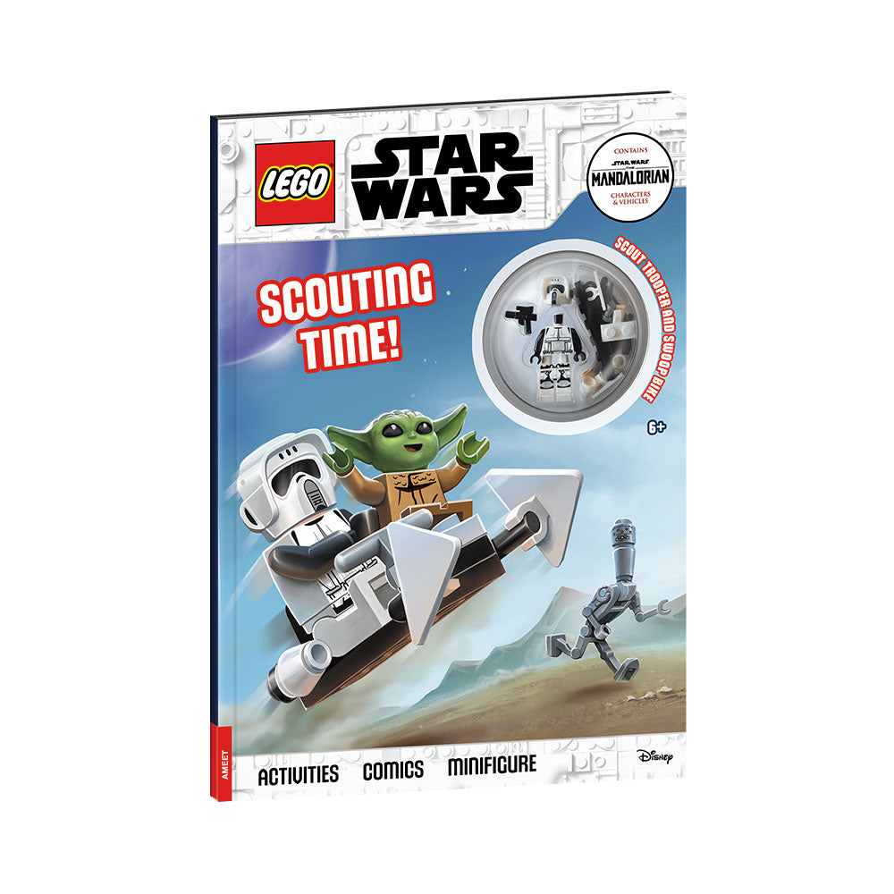 Lego Star Wars: Scouting Time! - Activity Book with Scout Trooper minifigure & Swoop Bike