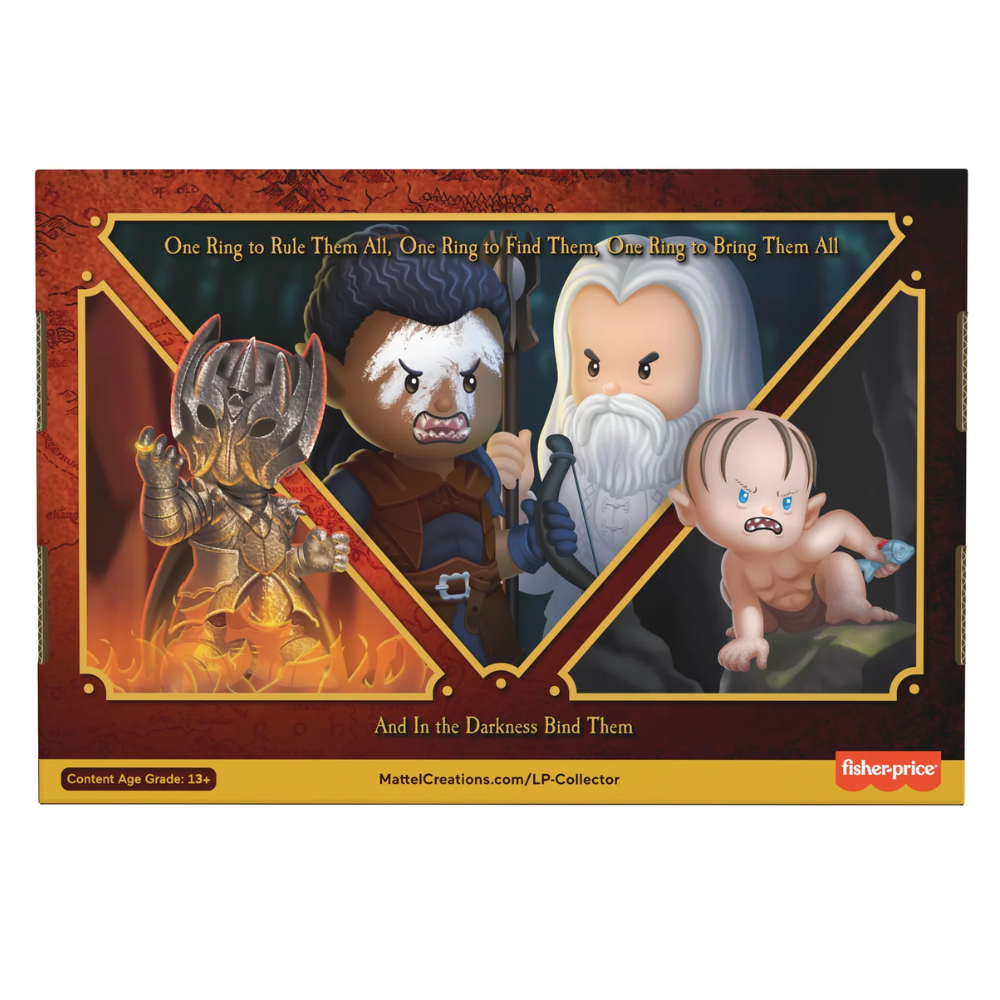 Little People Collector Special Edition THE LORD OF THE RINGS: THE BLACK GATE 4 FIGURE SET for Adults & Fans