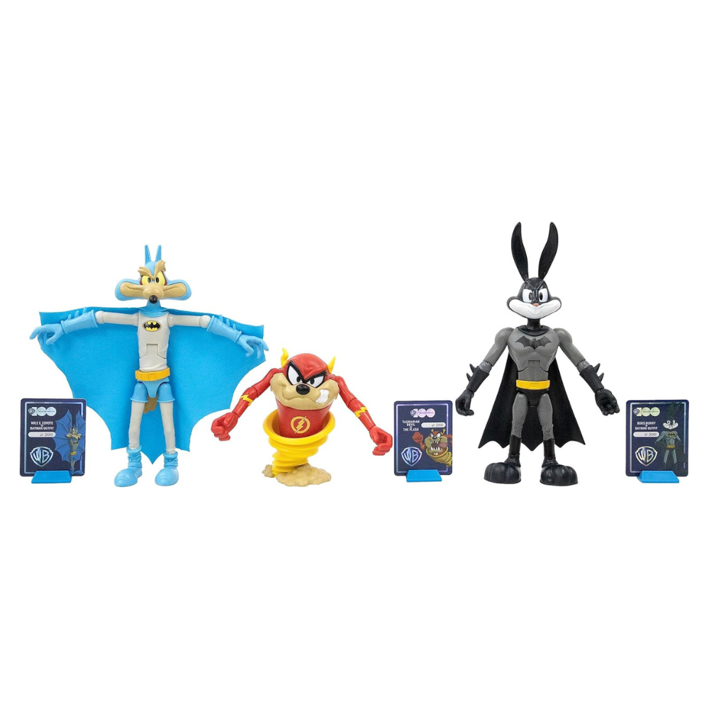 WB100 6.5" - 7" Collector Action Figures Looney Tunes X DC Mashups Multipack /20,000