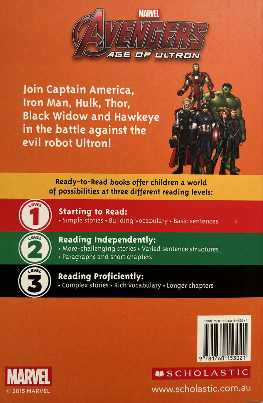 Marvel Books - AVENGERS AGE OF ULTRON: FRIENDS AND FOES Ready-To-Read Level 2