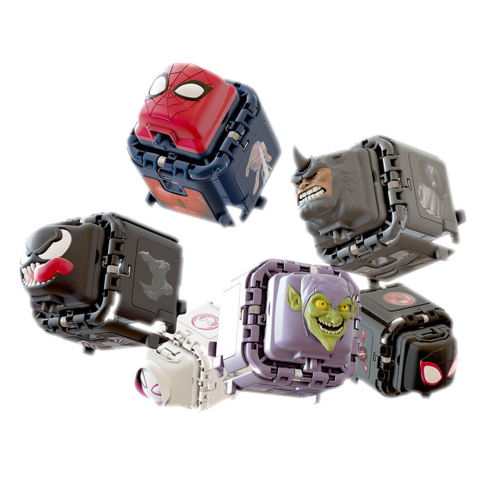 Marvel Spider-Man Battle Cubes - SPIDER-GWEN vs. GREEN GOBLIN Battle Set