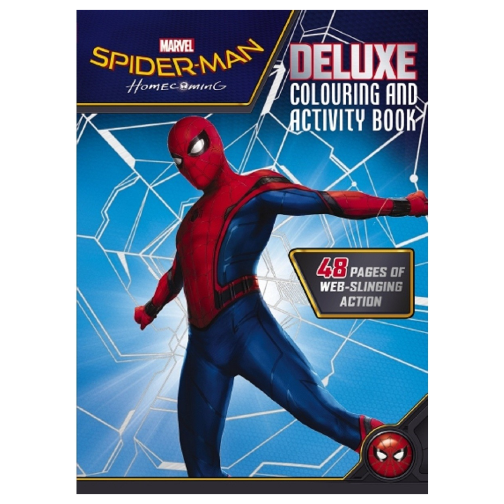 Marvel Spider-Man Homecoming Deluxe Colouring & Activity Book (2017 Release)