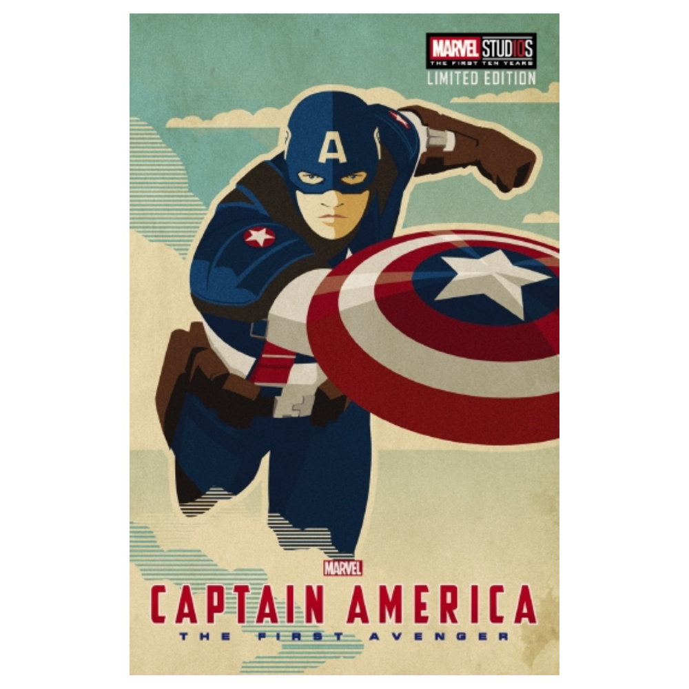 Marvel Studios The First Ten Years CAPTAIN AMERICA: THE FIRST AVENGER Movie Novel (Limited Edition Paperback)