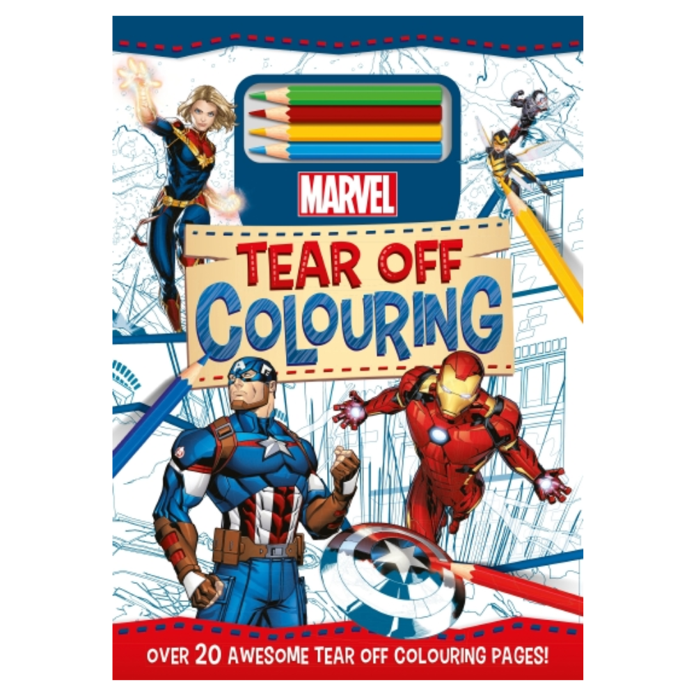 Marvel Tear Off Colouring Book (2021 Release)