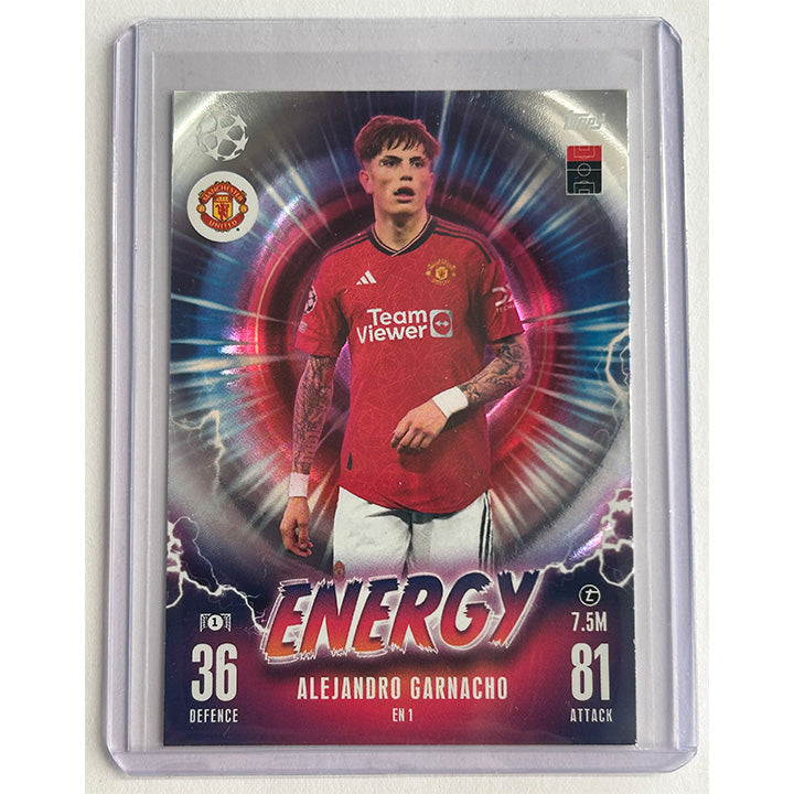 Topps 2023-24 Match Attax UEFA - GARNACHO (MAN UTD) Energy EN1