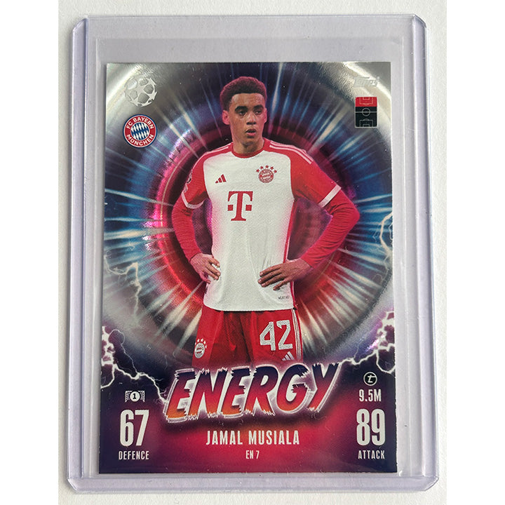 Topps 2023-24 Match Attax UEFA - MUSIALA (BAYERN MUNICH) Energy EN7
