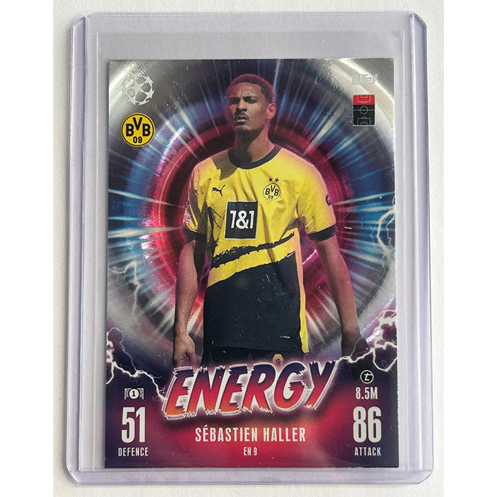 Topps 2023-24 Match Attax UEFA - HALLER (BORUSSIA DORTMUND) Energy EN9