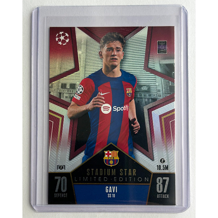 Topps 2023-24 Match Attax UEFA - GAVI (FC BARCELONA) Stadium Star SS10