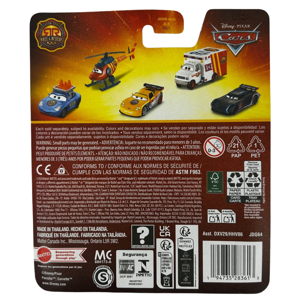 Mattel Disney Cars Metal 155 - CAL WEATHERS Radiator Springs Race & Rescue (2025 Release)
