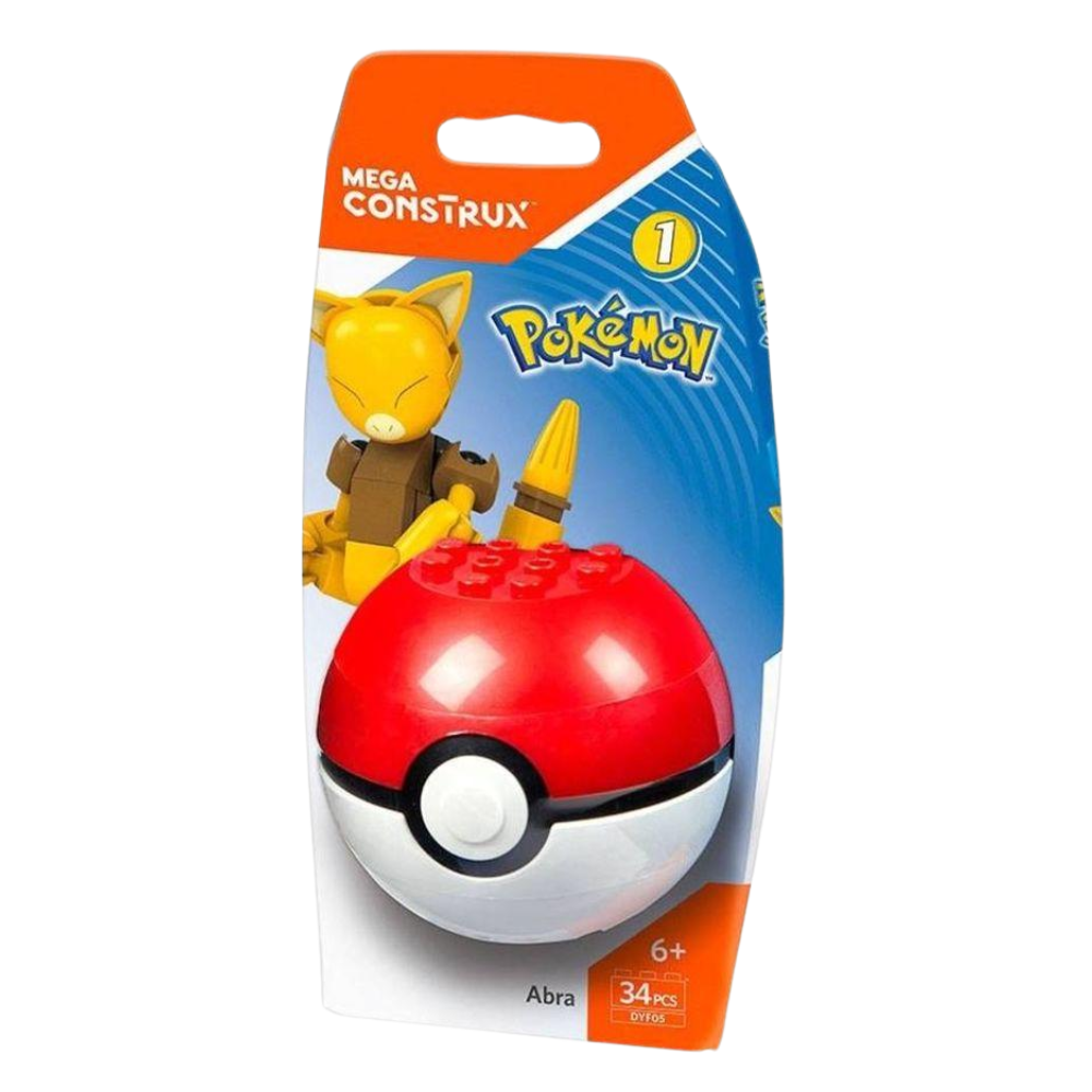 Mega Construx Pokémon Poké Ball - ABRA (2017 Release) DYF05 Series 1