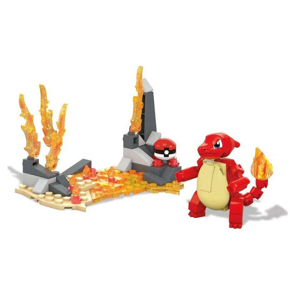 Mega Construx Pokemon CHARMELEON (2017 Release) DYR76 89 peices