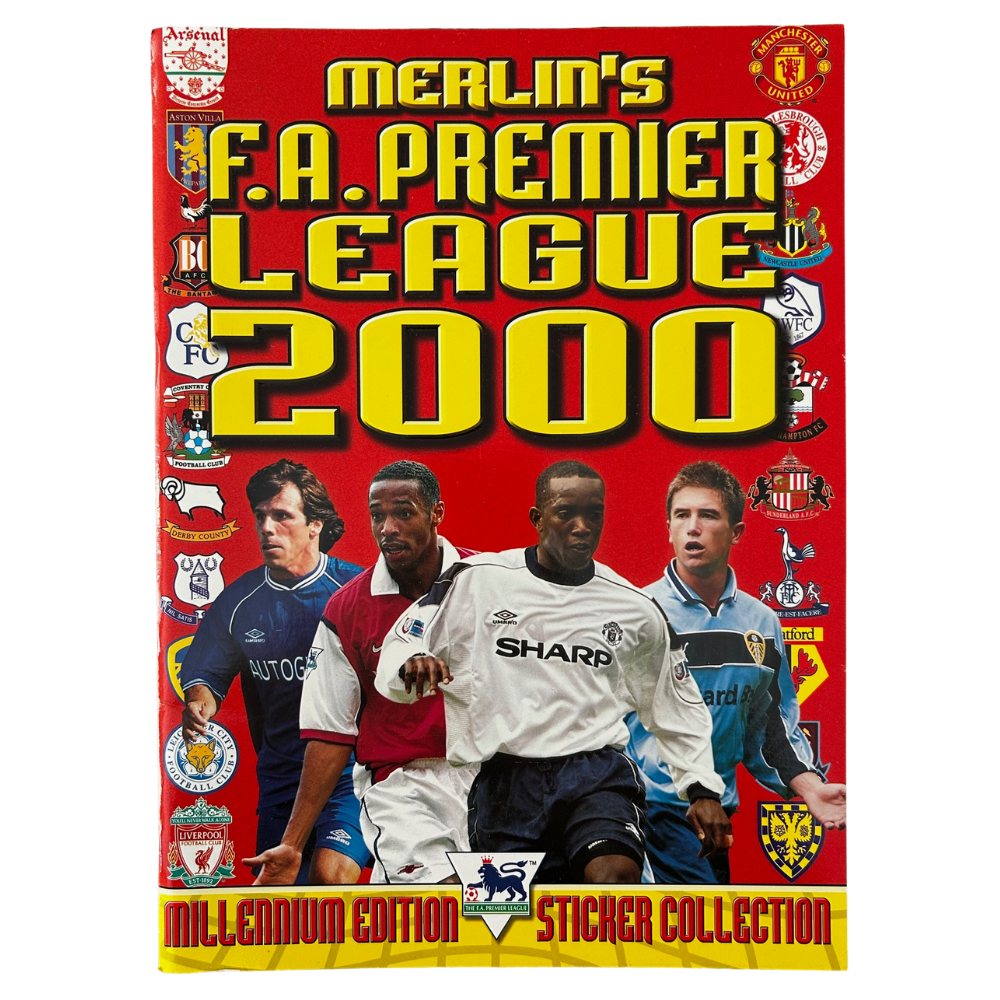 Merlin's FA Premier League 2000 Sticker Collection - EMPTY STICKER ALBUM Millennium Edition