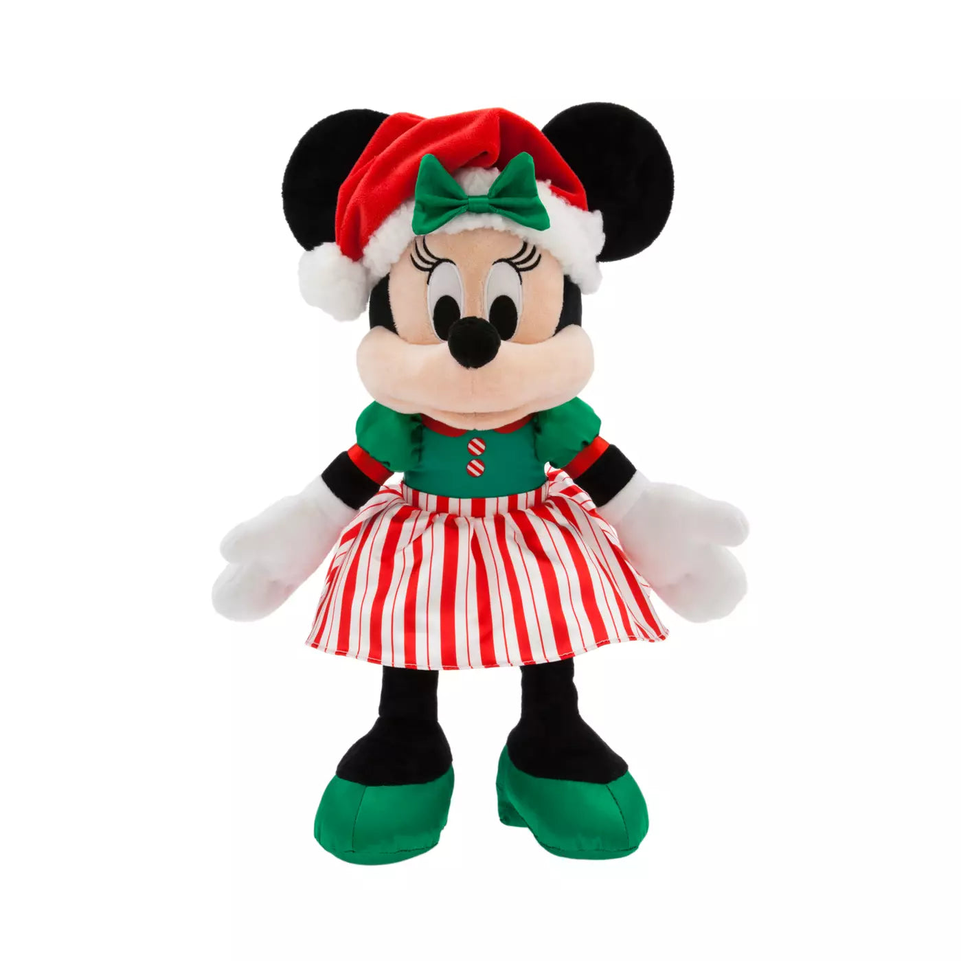 Disney Store Plush - MINNIE MOUSE CHRISTMAS 2023 Medium Soft Toy