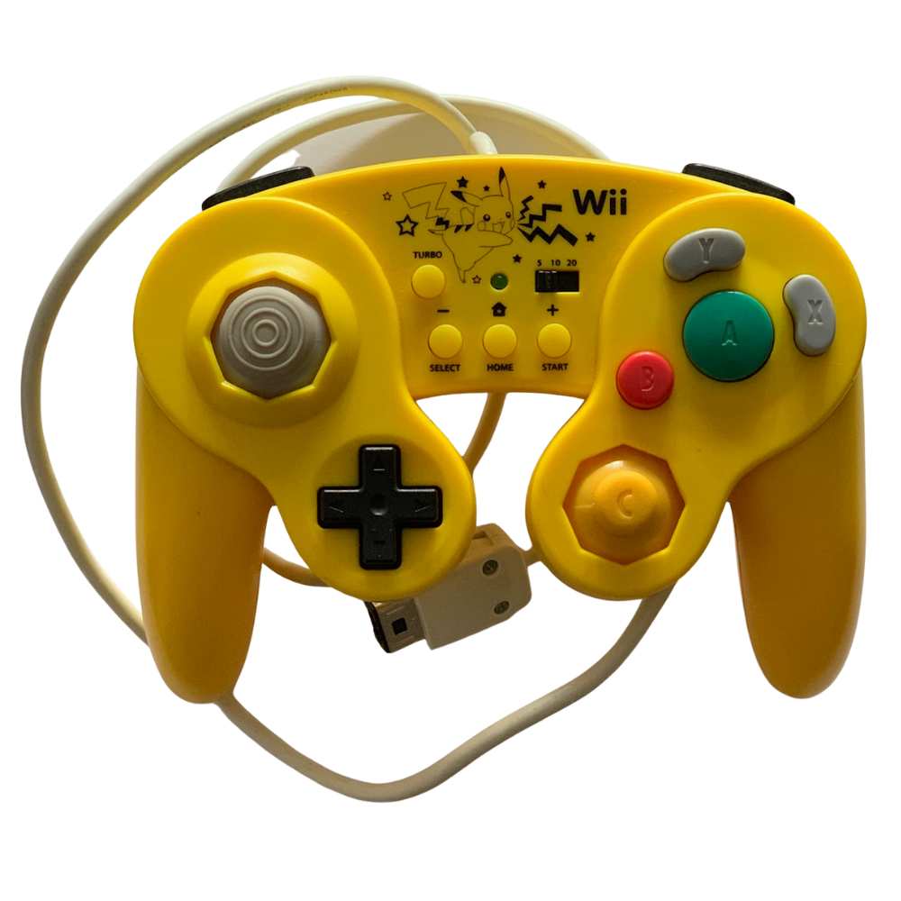 Nintendo Wii U - Battle Pad Pokemon Pikachu Controller (Boxed with Instructions)
