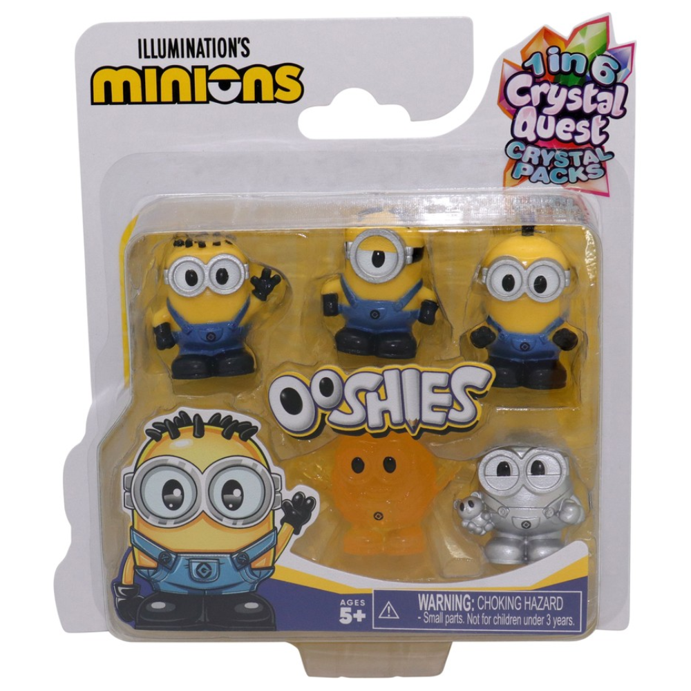 Ooshies Crystal Quest MINIONS 5-pack (2026 Release)