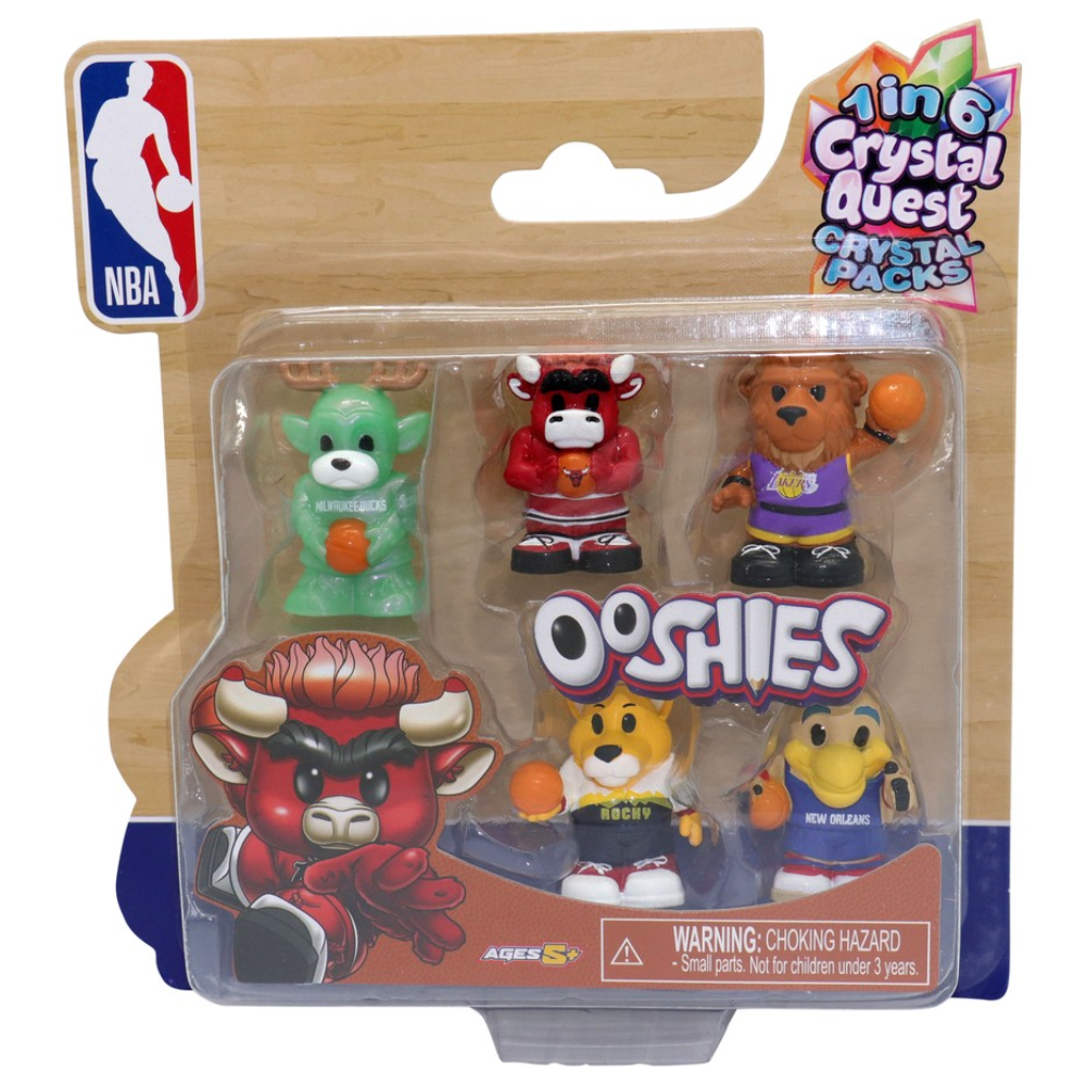 Ooshies Crystal Quest NBA 5-pack (2026 Release)