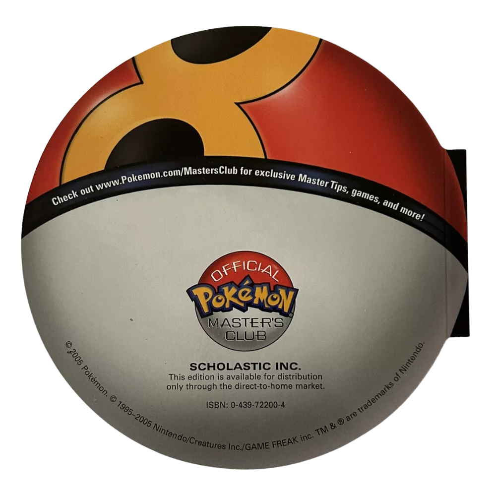 POKEMON NORMAL POKEDEX Scholastic Master's Club Book (2005 Issue)