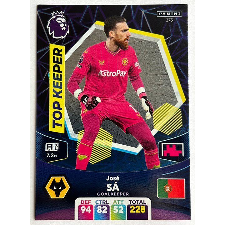 Panini Adrenalyn XL Premier League 2024 - JOSE SA (WOLVES) Top Keeper 375