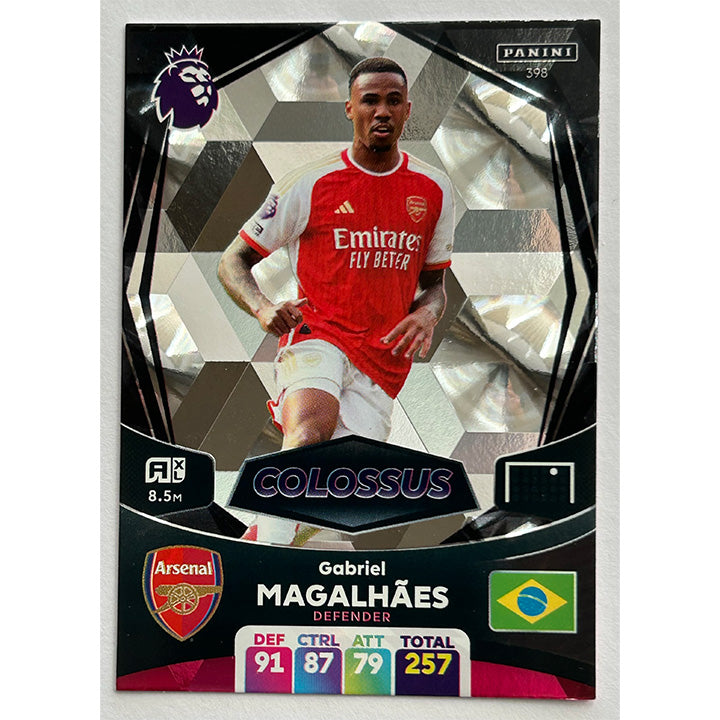 Panini Adrenalyn XL Premier League 2024 - GABRIEL (ARSENAL) Colossus 398