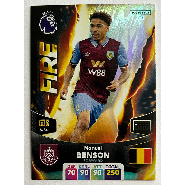 Panini Adrenalyn XL Premier League 2024 - BENSON (BURNLEY) Fire 406