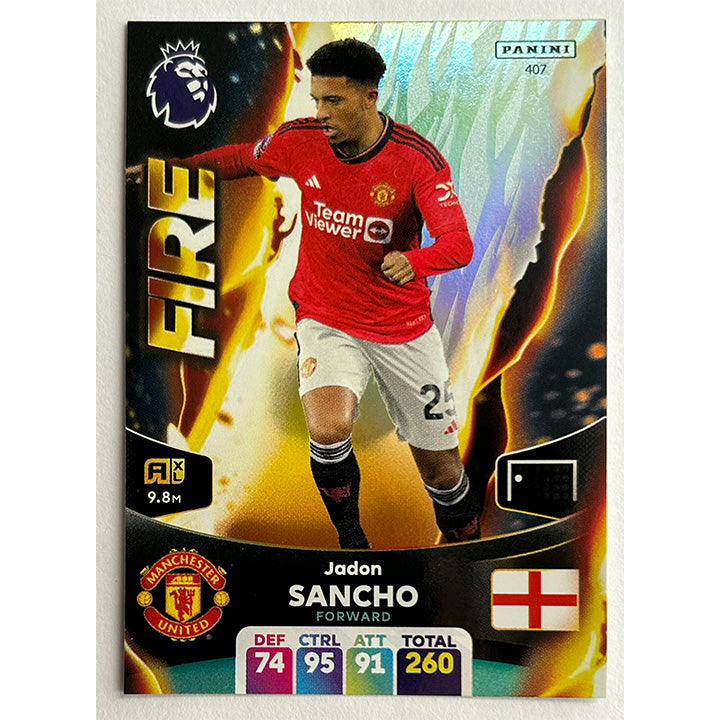 Panini Adrenalyn XL Premier League 2024 - SANCHO (MANCHESTER UNITED) Fire 407