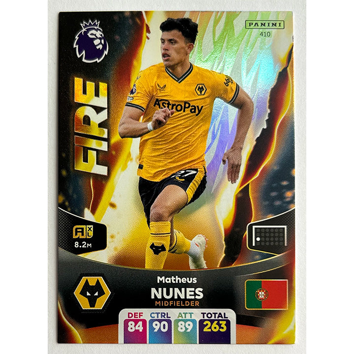 Panini Adrenalyn XL Premier League 2024 - NUNES (WOLVES) Fire 410