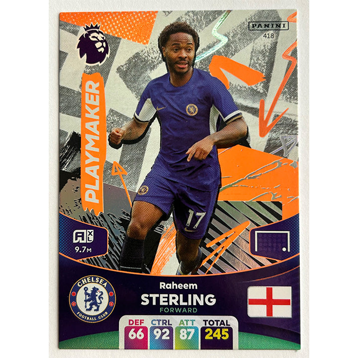Panini Adrenalyn XL Premier League 2024 - STERLING (CHELSEA) Playmaker 418