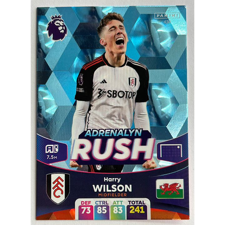 Panini Adrenalyn XL Premier League 2024 - HARRY WILSON (FULHAM) Adrenalyn Rush 430