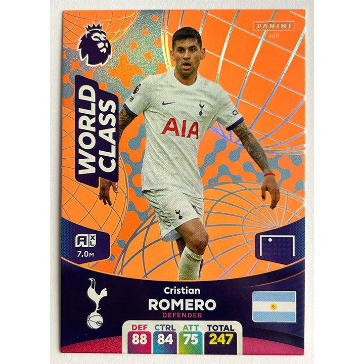 Panini Adrenalyn XL Premier League 2024 - ROMERO (TOTTENHAM HOTSPUR) World Class 449