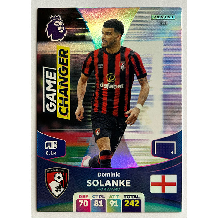 Panini Adrenalyn XL Premier League 2024 - SOLANKE (BOURNEMOUTH) Game Changer 451
