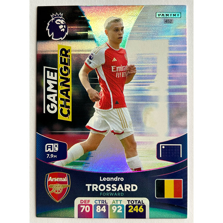 Panini Adrenalyn XL Premier League 2024 - TROSSARD (ARSENAL) Game Changer 452
