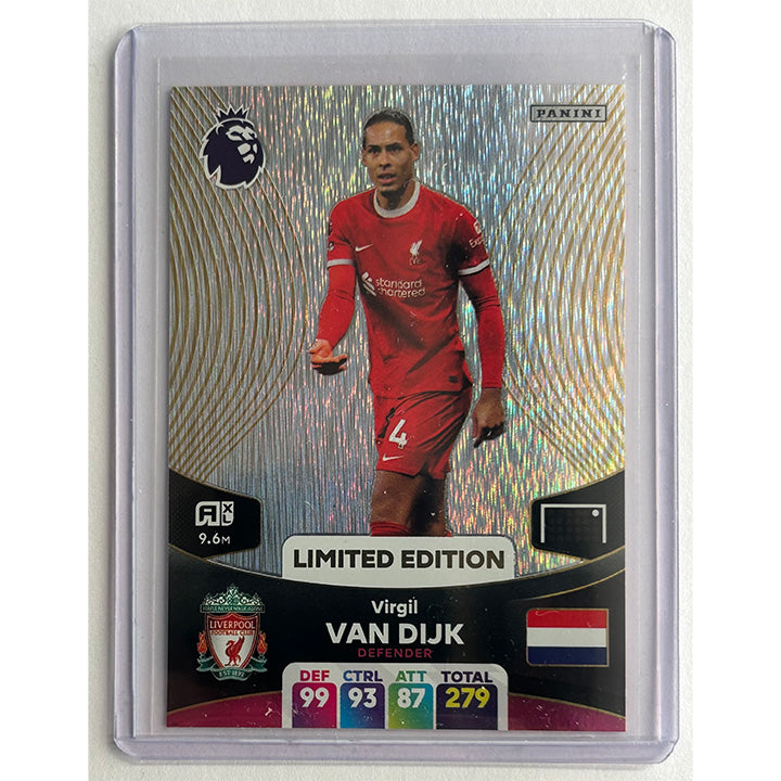 Panini Adrenalyn XL Premier League 2024 - VIRGIL VAN DIJK (LIVERPOOL) Limited Edition