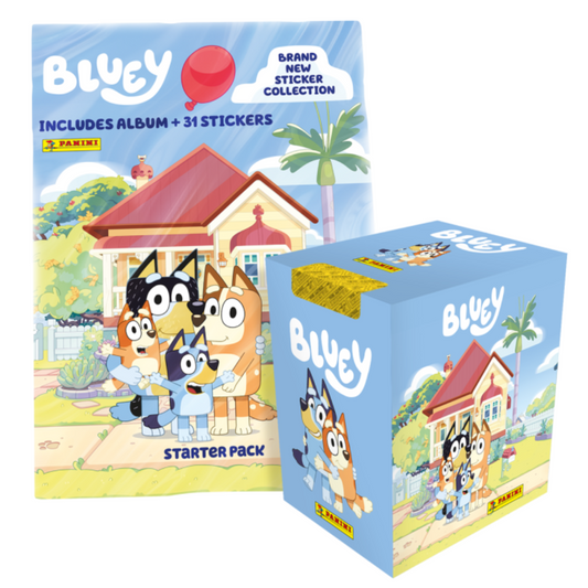 Panini 2024 Bluey Sticker Collection Bundle (Sealed Box & Starter Pack)