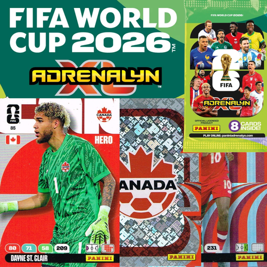 Panini FIFA World Cup 2026 Adrenalyn XL - Single CANADA Cards (#82 - #93)