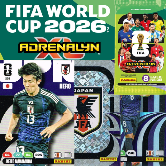 Panini FIFA World Cup 2026 Adrenalyn XL - Single JAPAN Cards (#250 - #261)