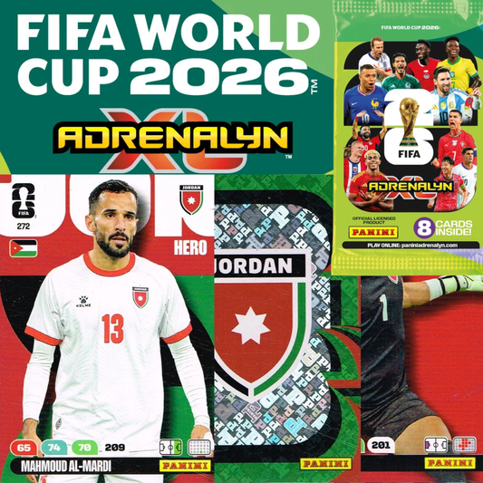 Panini FIFA World Cup 2026 Adrenalyn XL - Single JORDAN Cards (#262 - #273)