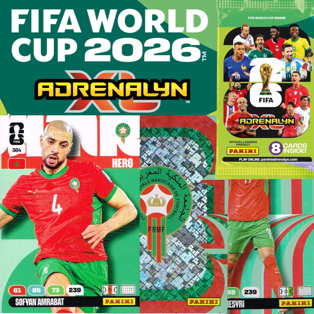 Panini FIFA World Cup 2026 Adrenalyn XL - Single MOROCCO Cards (#298 - #309)