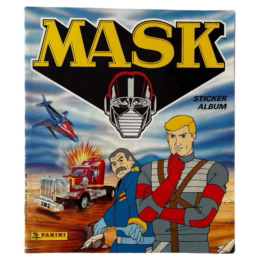 Panini MASK 1986 Sticker Collection - COMPLETE STICKER ALBUM (No Poster) 264 Stickers Included
