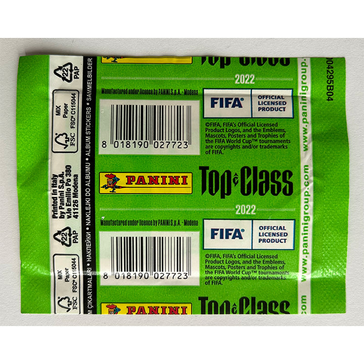 Panini Top Class 2022 Official Album Stickers - Box of 50 Sticker Packets