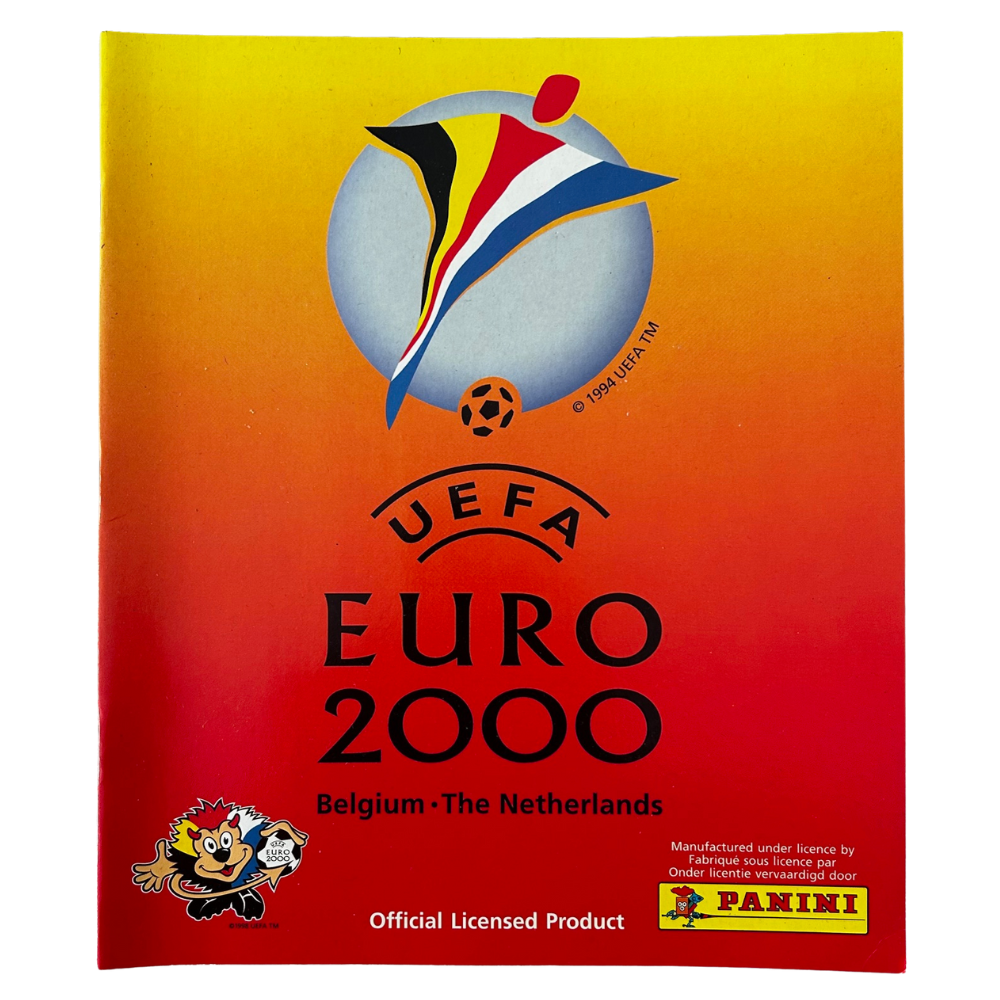 Panini UEFA EURO 2000 Sticker Collection - EMPTY STICKER ALBUM including 6 Stickers