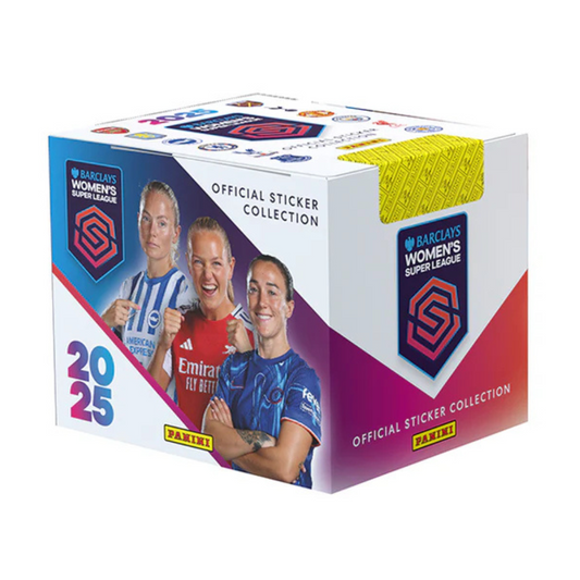 Panini Women's Super League 2025 Official Sticker Collection - Box of 50 Packets