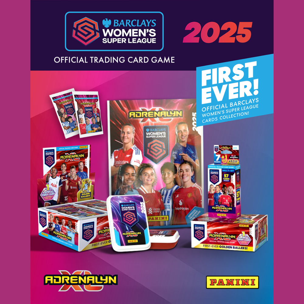 Panini Adrenalyn XL Barclays Women's Super League 2025 - Multipack (4 Card Packets + 2 LEs)