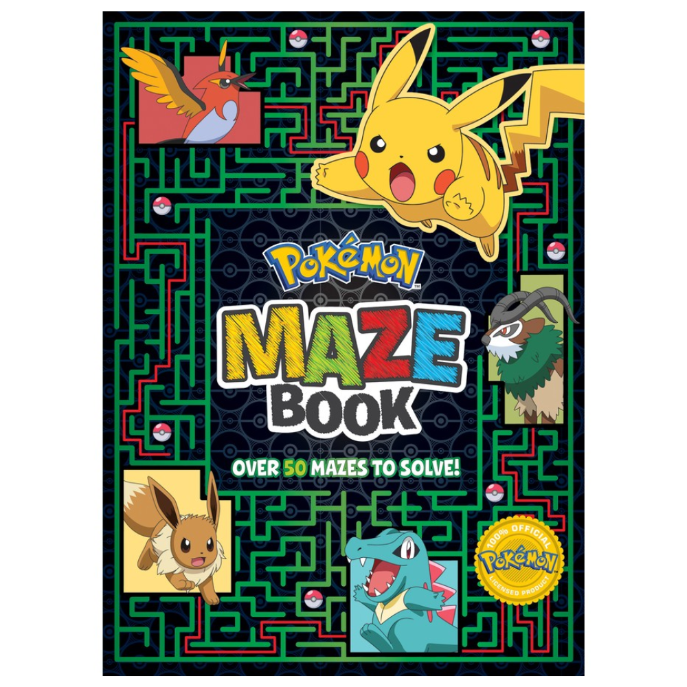 Pokémon Maze Activity Book (2025 Release)