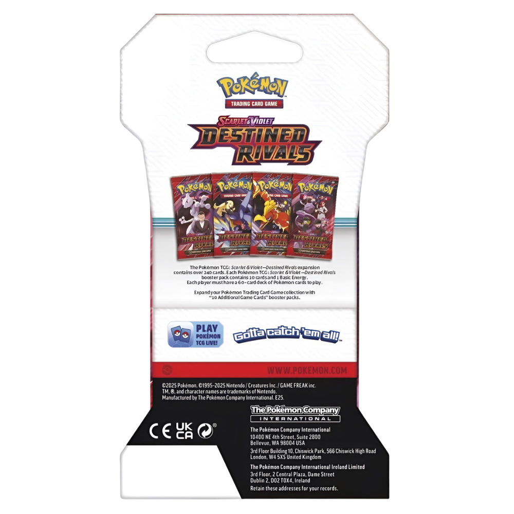 Pokemon Scarlet & Violet Destined Rivals TCG - Booster Pack