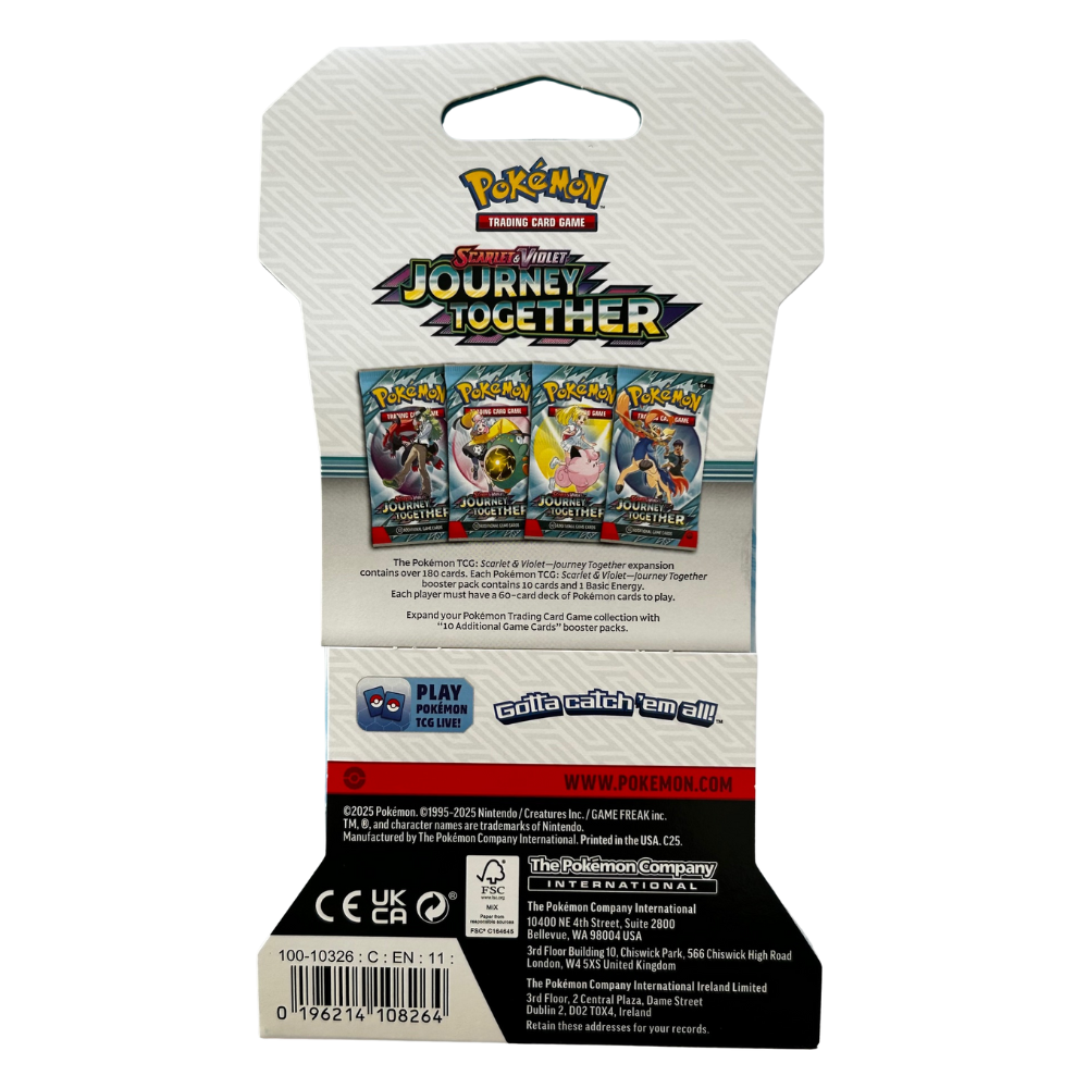 Pokemon Scarlet & Violet Journey Together TCG - Booster Pack