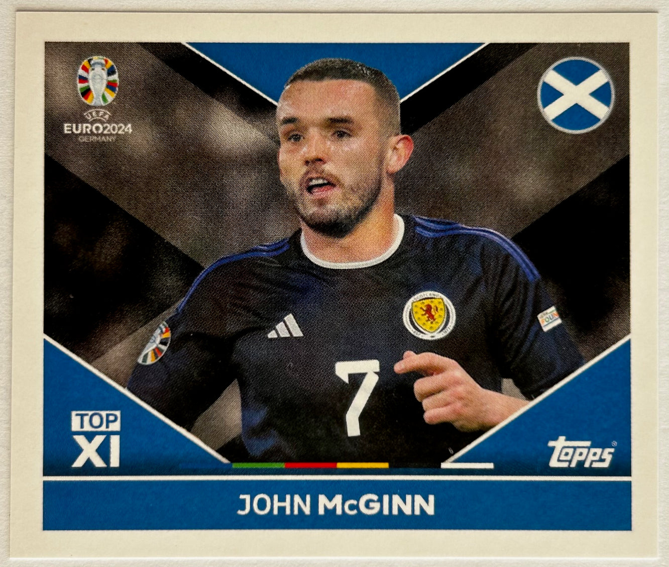 Topps UEFA EURO 2024 Sticker Collection - Single SCOTLAND Stickers (inc SCO 1-21)