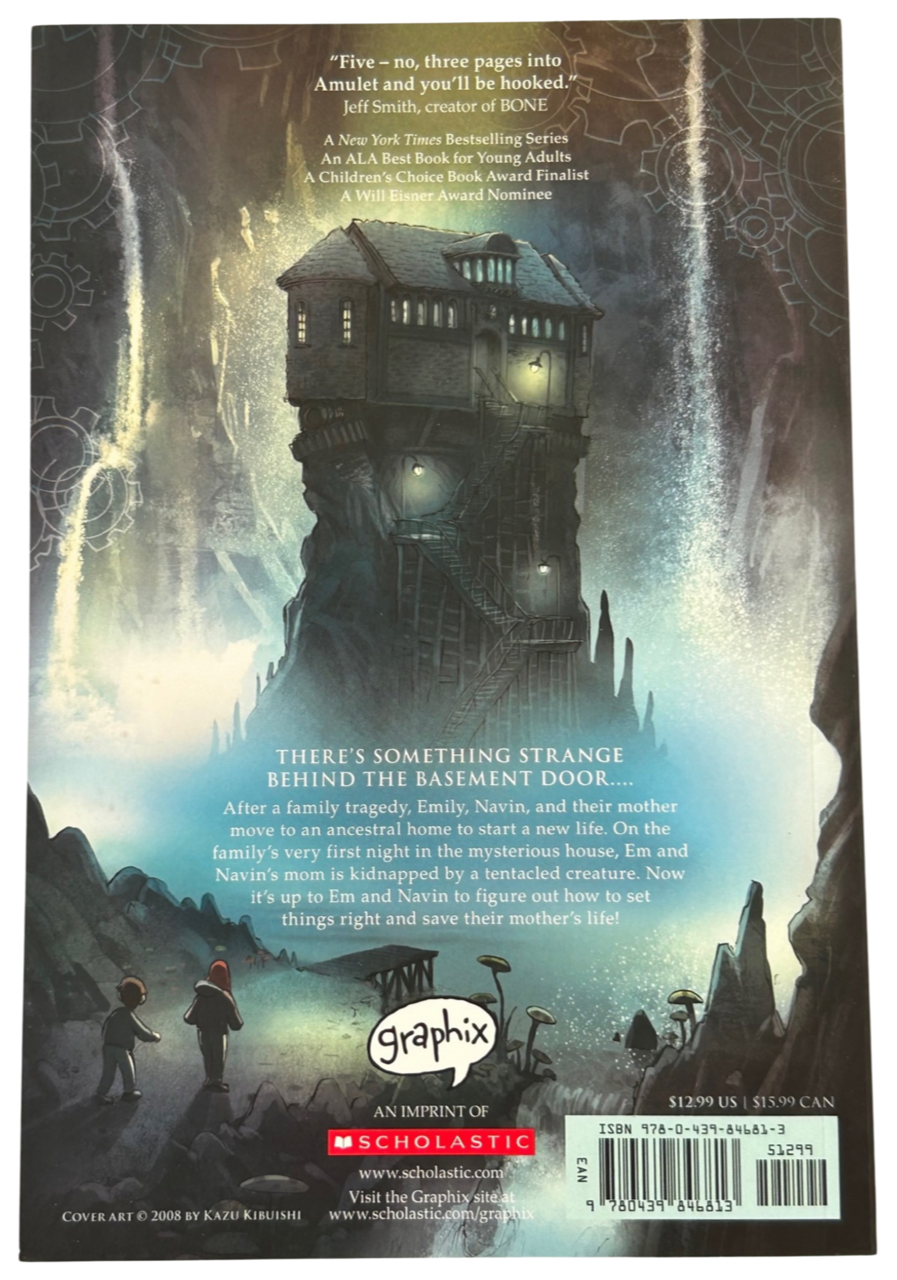 Scholastic Books - AMULET: BOOK ONE THE STONEKEEPER Graphic Novel by Kazu Kibuishi