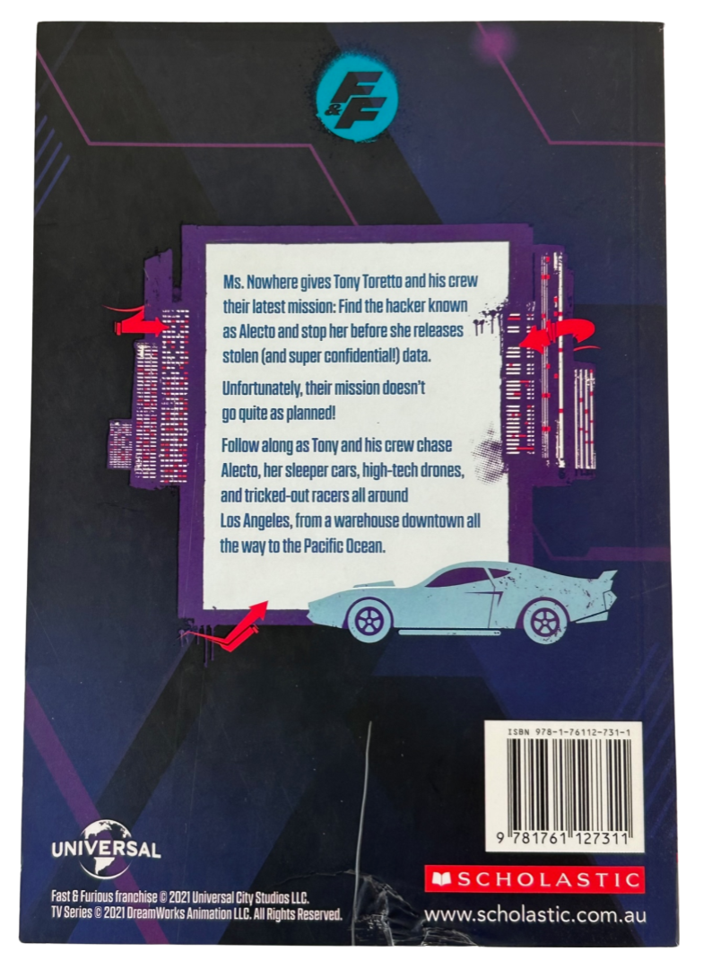 Scholastic Books - FAST & FURIOUS SPY RACERS: SLEEEPER SHIFT by Liz Marsham