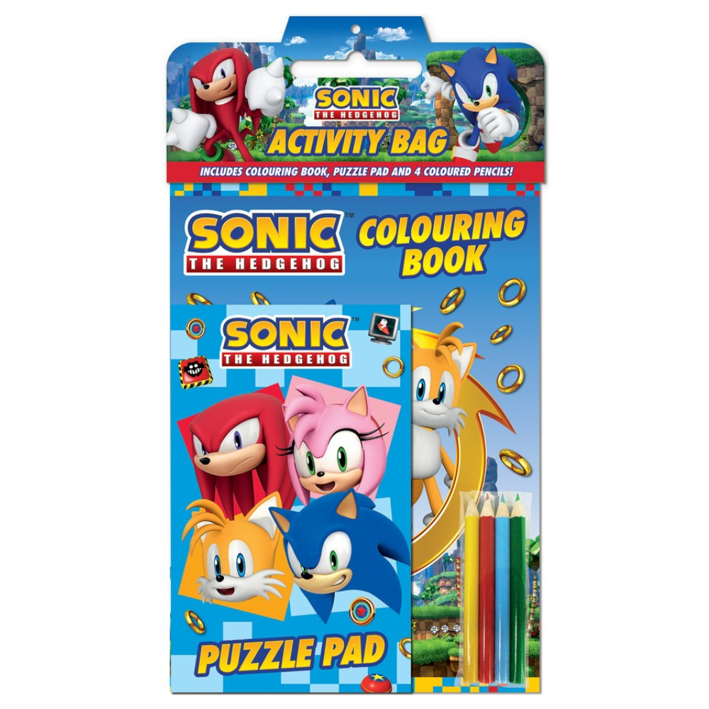 Sega Sonic The Hedgehog Activity Bag (2025 Release)